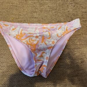 Hollister Pink and Orange Bikini Bottom